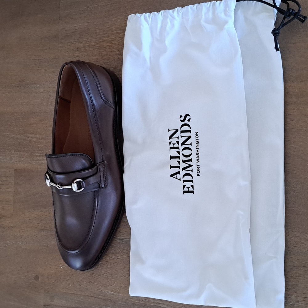 Allen Edmonds Randolph Bit Loafer - Color: Espresso Leather - Size: Men 11 E - Picture 10 of 10
